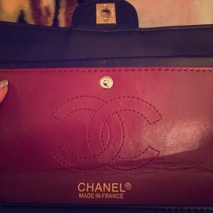 Chanel vintage black shoulder bag